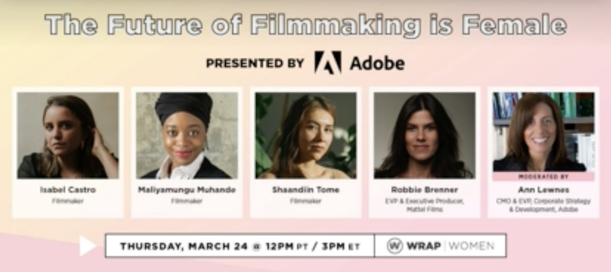 The Future of Female-Driven Films Is Stories That ‘Dig Deeper,’ Women Directors Say (Video)

Link: thewrap.com/female-filmmak…

#womeninfilm #creativeentrepreneurs #creativelabhawaii #accelerateyourself #creativeindustries