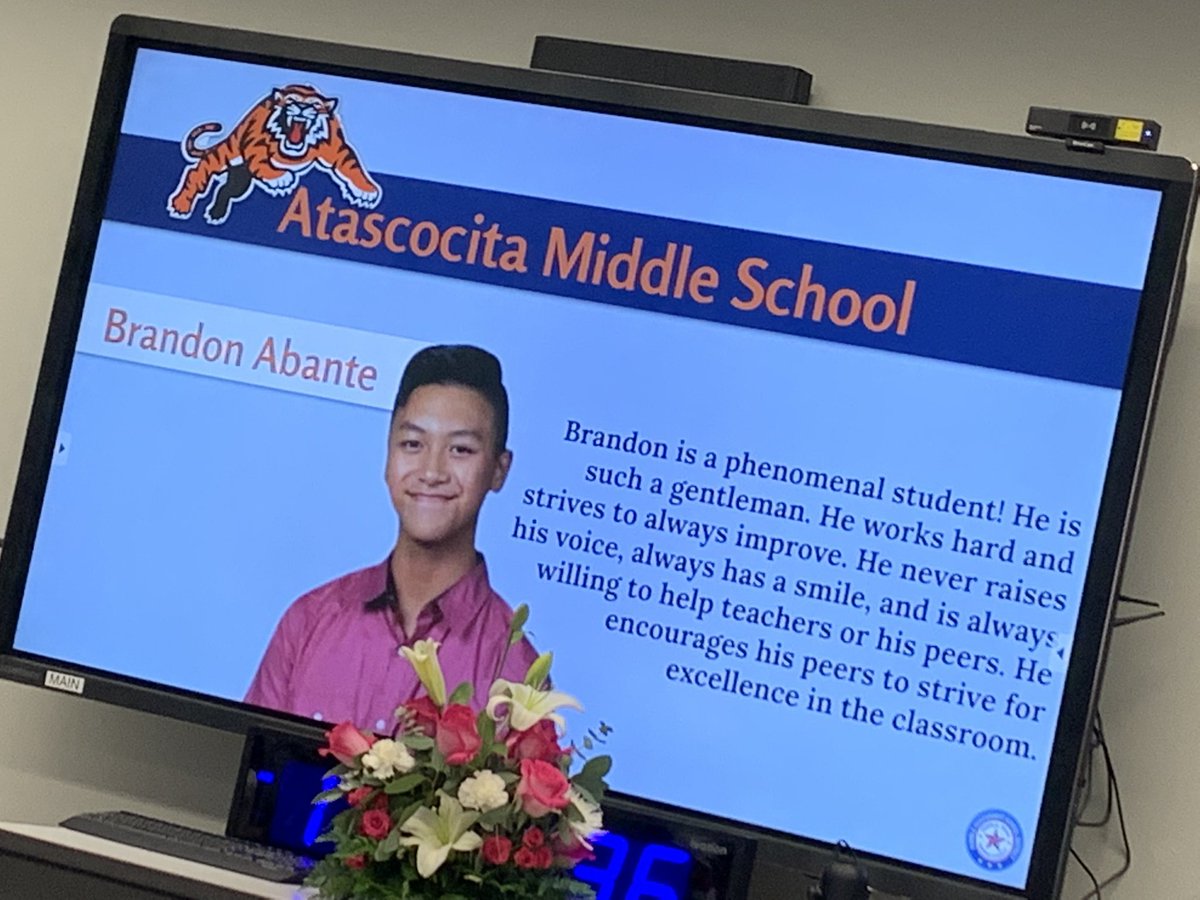 HumbleISD_AMS's tweet photo. ✨Thank you @HumbleISD_CBS for recognizing our Students of Character with a great luncheon! #atascatigers #StudentsofCharacter https://t.co/c1aAKGs5gZ