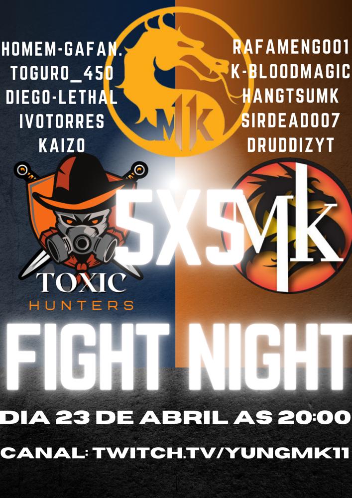 brasil_mk's tweet photo. MK do Sal x Toxic Hunters
Salve kombatentes, chegou o momento desse duelo de Titãs, é MK do Sal x Toxic Hunters e vc não pode ficar de fora porque só tem fera nesse confronto e vai pegar fogo,será no dia 23 de abril as 20h. @Tioshin01, @Hitkill_Games, @toxic_hunters, @fghousebr https://t.co/OXEnjPwRsK