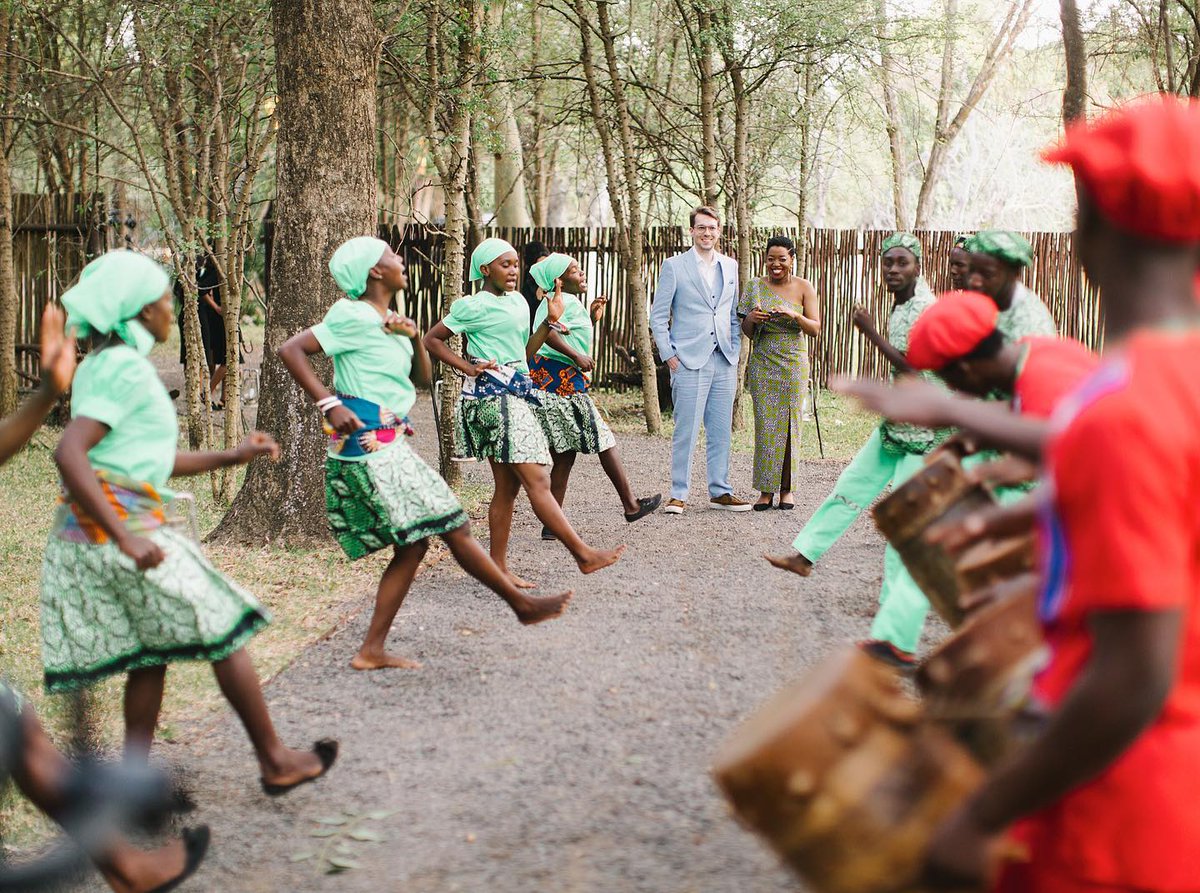 Not just an event—an experience. Local dancers make for a #Zambian gathering that’s rich with authenticity and tradition. Trust me when I say—there is no welcome quite like the welcome you’ll receive in Africa. 
#LFMwai ✨#weddingplanner #destinationwedding