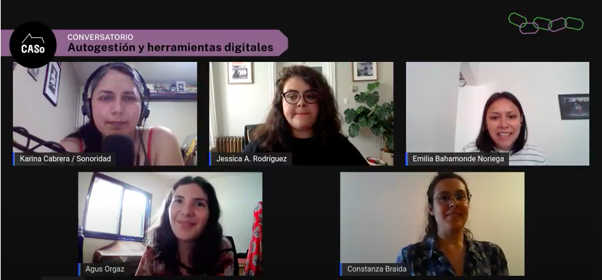 CasoMinga's tweet photo. 2º conversatorio: Autogestión y herramientas digitales con @Sonoridadmx (MX)AO el verde es azul.Mujeres y diversidades en la creación sonora ( AR),Livecodera (AL) en conversación con @MeiRyuto @CASoCNB @musexplat #SONORAmusicaefeminismos #GEXLAT #minga https://t.co/bavCd0YgO6 https://t.co/RZu0PWhiYc