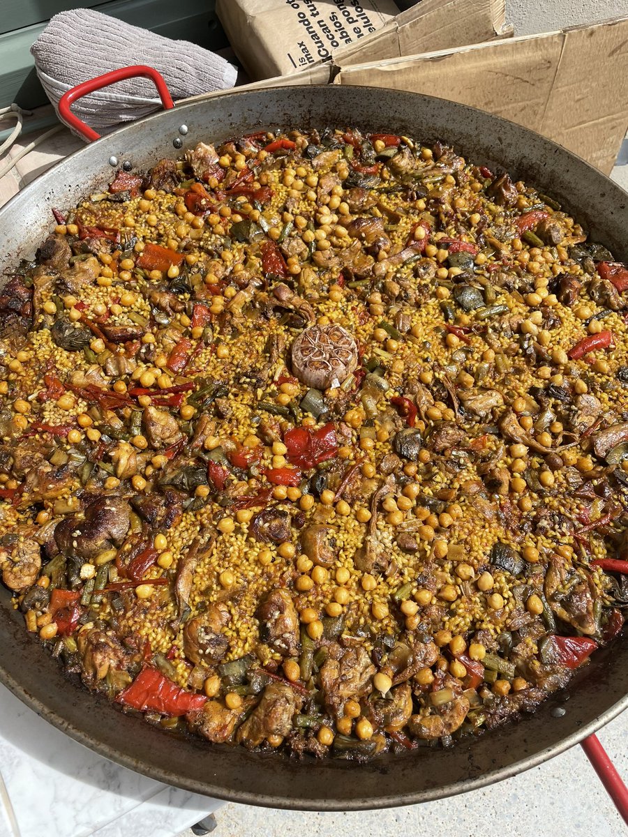 @MrRedWaffles Teaser from last weekend (good weather is back…paellas are back!)