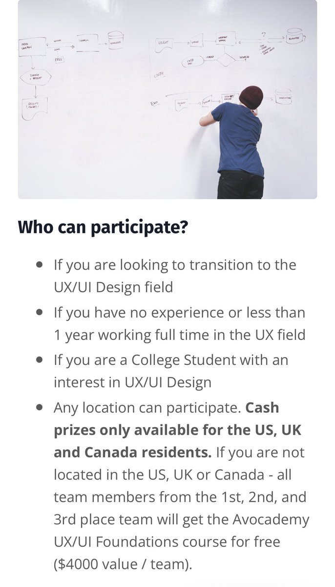 Now Avocademy has added their free UIUX foundations course for those not located where their preferred audience are lol.

They can’t give out the cash prize of $5000 and so on but can give out their courses supposedly worth $4000. Anything to be seen as “inclusive”.