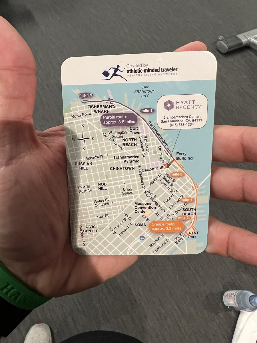Working on your fitness at #WSCUCARC2022 ? Me too, awesome fitness room and for my runners they give a route card.