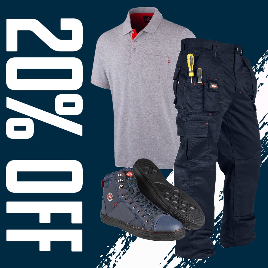 LeeCooperWork's tweet photo. 🤑🛒 MASSIVE WEEK LONG SALE! 🛒🤑
20% off everything from 15th to 24th April!! 
SHOP NOW! https://t.co/WwJrSvpss4
 #workwear #workwearinspiration #workwearwednesday #workwearfashion #workwearstyle #workwearinspo #handyman #handymanlife #handymanhusband #sale #salestips #clearance https://t.co/1GFiYpCFfM
