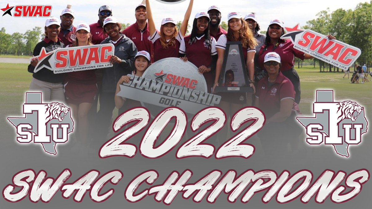TXSOTigers's tweet photo. 2022 SWAC Women’s Golf Champions !!!!!! 😎 #BeLegendary #TSUProud https://t.co/GDpBV1CoBc