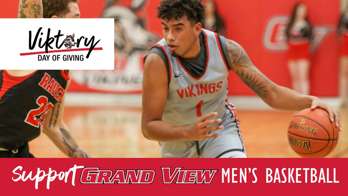 Today is #ViktoryDay at Grand View! We are celebrating everything we love about GV! Every donation will directly impact our program, you can donate at giving.grandview.edu and select Men's Basketball or through Venmo @ GrandView-University and type Men's Basketball in the memo