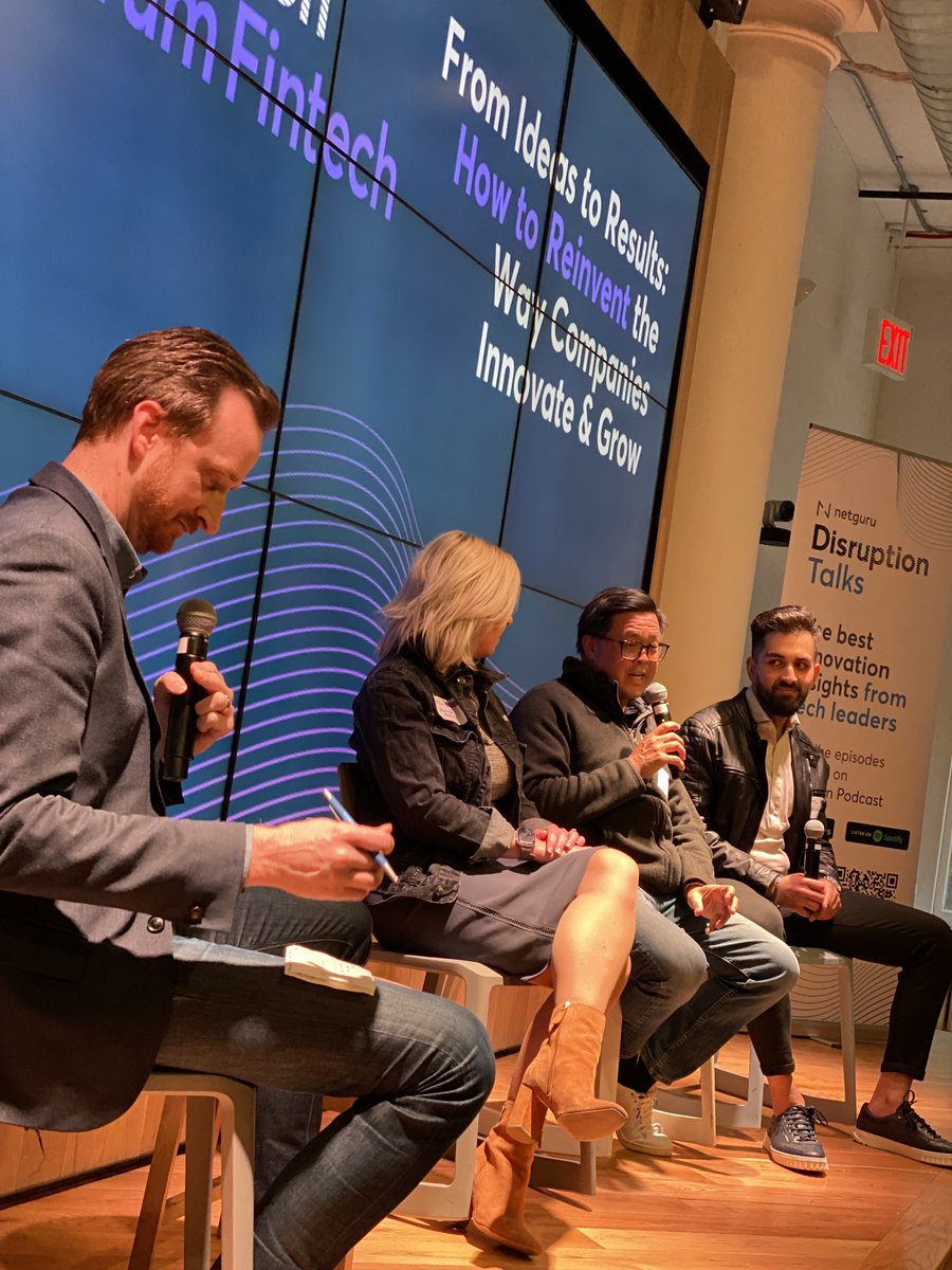 netguru's tweet photo. 🪴 How to reinvent the way companies innovate & grow? Joining the panel is @jeanniey_ @DailyPay, Alex Sion @CitiVentures, @akashmagoon @Nayya_Inc & @AndrewBx @pilot44labs.
#disruptionforum #fintech https://t.co/pQ2LYeD0SQ