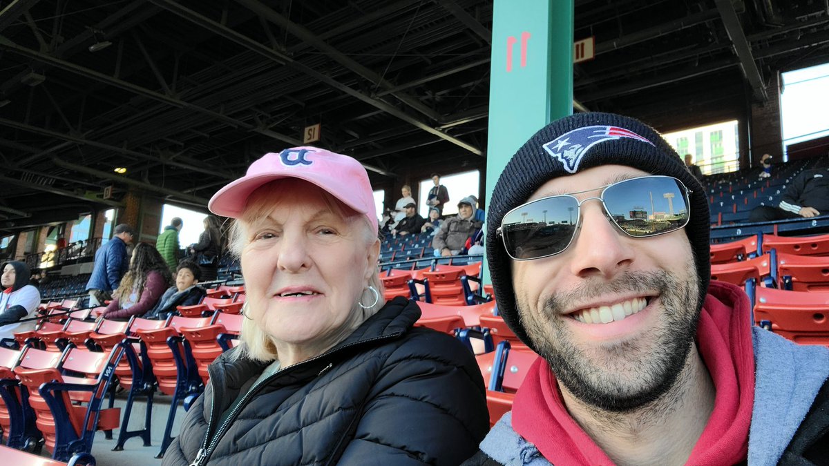 Finally back at Fenway for my first game of the year! Bringing my grandmother to see the ceremony honoring Jerry Remy.

#FenwayPark #RedSox #JerryRemy