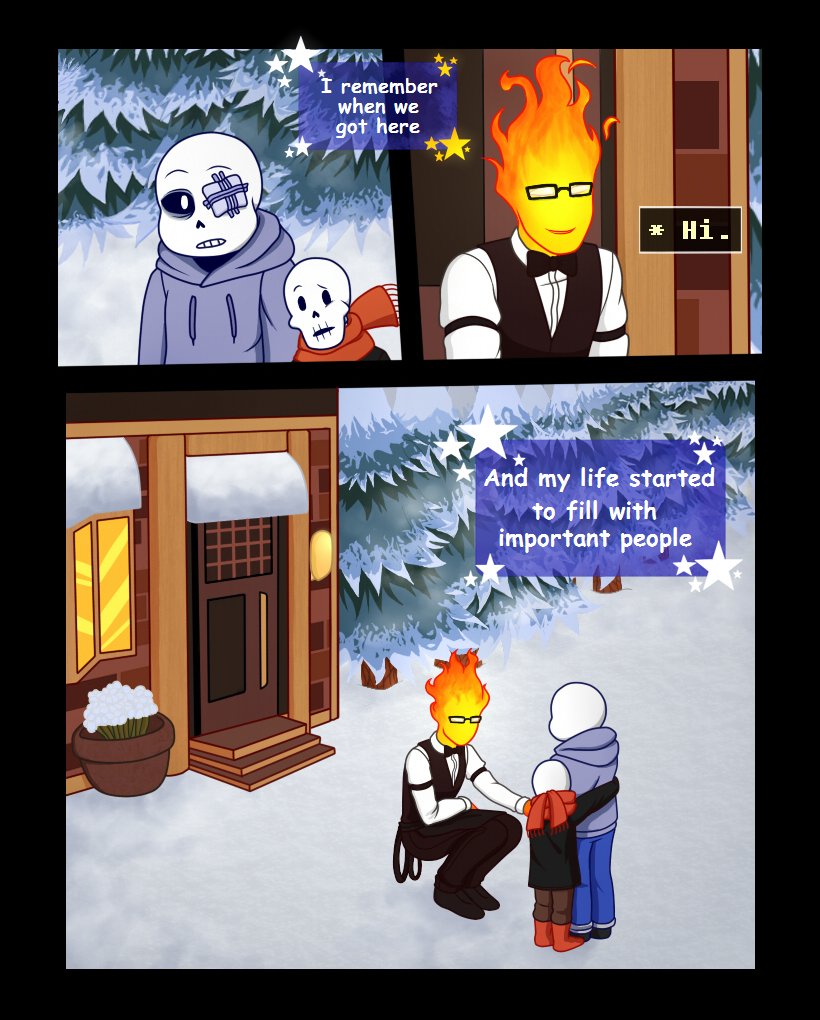 ScorcherPhoenix's tweet photo. Start Living (part 1) I been making this comic for a long while now, the style changes with time and all that, I thought It would be good to share it with you guys.

#Undertale https://t.co/cVqMfZ4xoZ