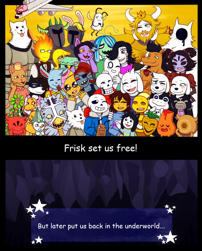 ScorcherPhoenix's tweet photo. Start Living (part 1) I been making this comic for a long while now, the style changes with time and all that, I thought It would be good to share it with you guys.

#Undertale https://t.co/cVqMfZ4xoZ