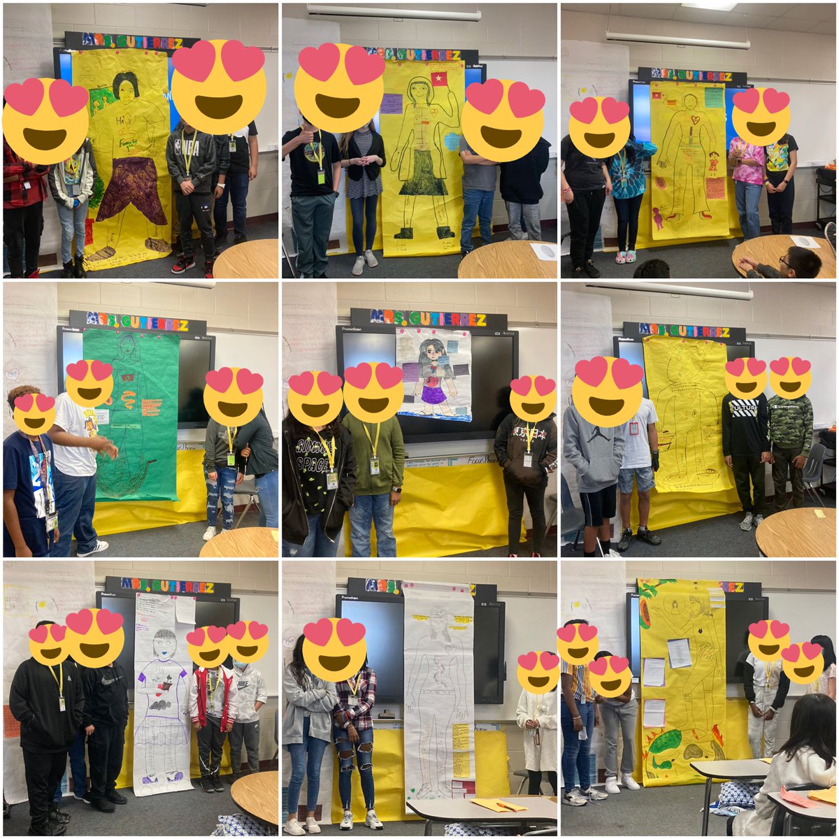 Morgan Gutierrez (@mrs1gutierrez) on Twitter photo Life size character analysis over Mr. Maddox’s book club book as a class project. The students had a BLAST! <a href="/slmoss00/">Samantha Moss</a> <a href="/kahlams/">Kahla Middle School</a> <a href="/virgil_maddox/">Virgil Maddox</a> <a href="/Denishia_Nick/">Denishia Nickerson</a> <a href="/LibrarianLester/">Abbie Lester</a> #EveryKnightEveryDay #ELARstrong Life size character analysis over Mr. Maddox’s book club book as a class project. The students had a BLAST! <a href="/slmoss00/">Samantha Moss</a> <a href="/kahlams/">Kahla Middle School</a> <a href="/virgil_maddox/">Virgil Maddox</a> <a href="/Denishia_Nick/">Denishia Nickerson</a> <a href="/LibrarianLester/">Abbie Lester</a> #EveryKnightEveryDay #ELARstrong