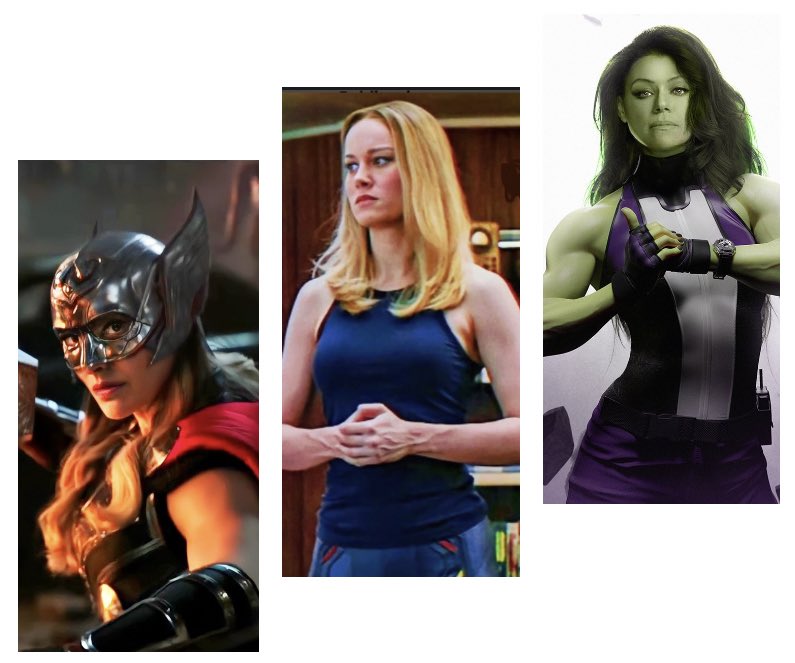 RT @CaptMarvelNews: It’s all about really Strong women in the MCU! #CaptainMarvel #SheHuk #Thor https://t.co/1P6a1uitVb