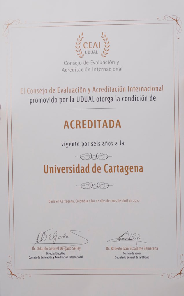 Somos la primera Universidad pública del país con Acreditación Internacional #UnaHistoriadeLogros