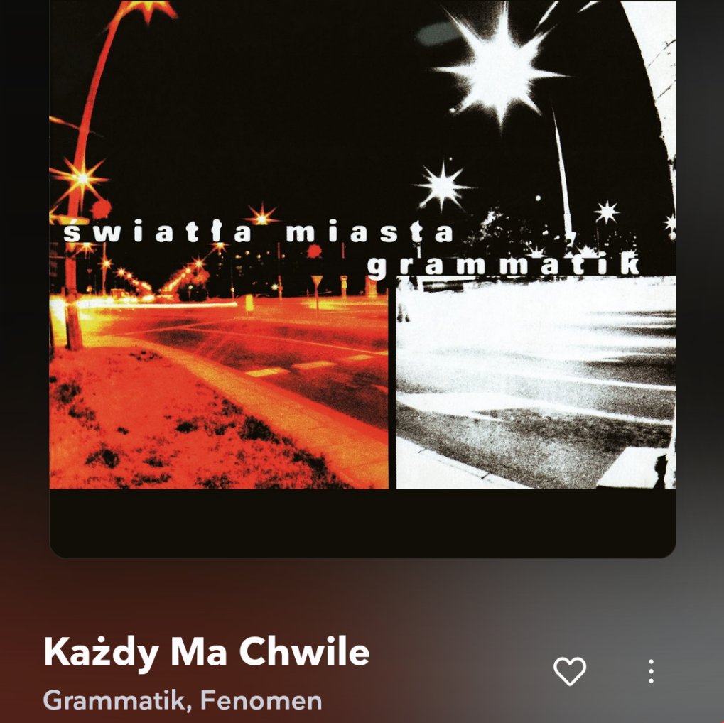 Bo każdy ma chwile, że się po cichu żegna... 

youtu.be/Fj4VuzzW5uE