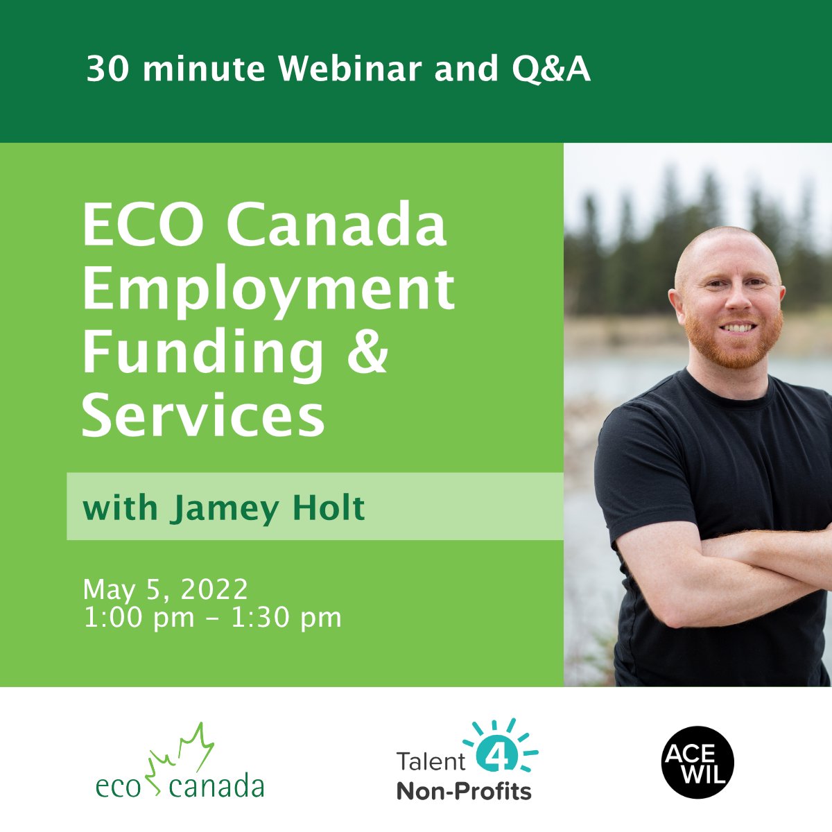 Join #Talent4NonProfits for an upcoming webinar on <a href="/ecocanada/">ECO Canada</a>'s employment funding! Learn about funding to grow your team! Register at: uvic.zoom.us/meeting/regist…
