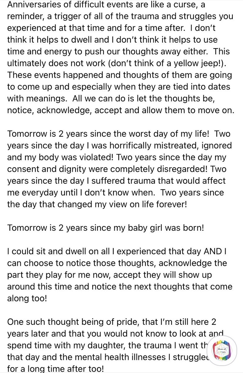 action_mum's tweet photo. 💔💪🏻 #birthtrauma #anniversary #survive #ACT #challenges #mentalhealth #maternalmentalhealth https://t.co/0NYgn2iH5j