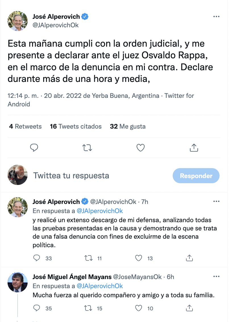 flandivar's tweet photo. El presidente del bloque de senadores kirchneristas, mano derecha de Cristina, le manda  saludos y fuerza al "querido compañero y amigo" denunciado por abusar sexualmente nueve veces de una sobrina. "Querido compañero y amigo". Otra vez lograron dejarme sin palabras. https://t.co/lgcGCZOtVR