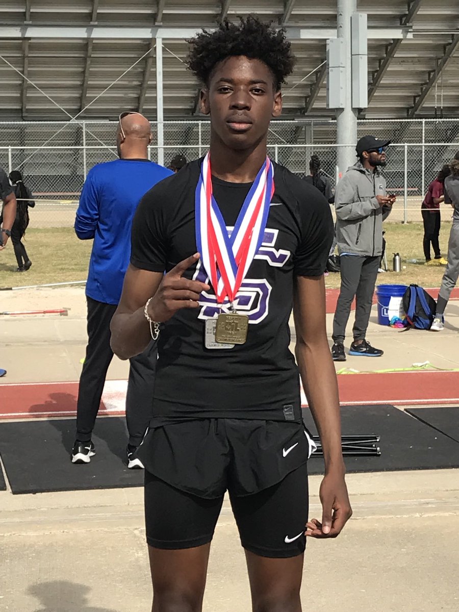 cshs_tf's tweet photo. Munzir with the 💣in the Triple Jump today. 48’ 1” for the PR, School Record, and Area Champion. Also, as an encore goes 22’ 7.75” in the Long Jump for the 🥈 https://t.co/gcMUyvrvdB