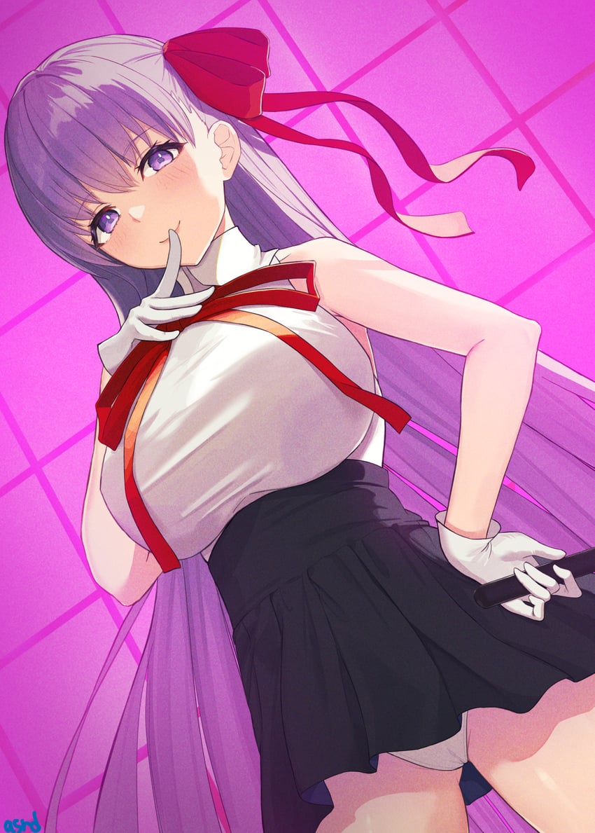"FuFuFu~ sabe cómo provocarme Senpai~" 💜🌸