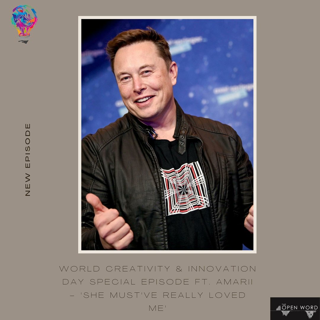 TheOpenWordTV1's tweet photo. World Creativity &amp; Innovation Day Special Episode ft. @realamarii - 'She must've really loved me' available now. 

SPOTIFY:https://t.co/tO0y8JHLMs

APPLE:https://t.co/FBpfjfi3mO

GOOGLE PODCAST:https://t.co/mRqVSDWzuT https://t.co/9kQUSuvmT9