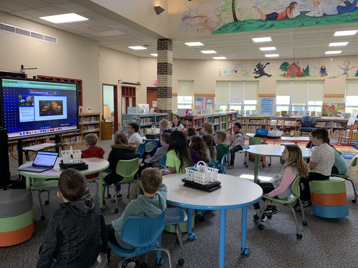 BigTreeReads's tweet image. Great virtual author visit today with @stacymcanulty Third Graders loved it and had so many questions about the earth!