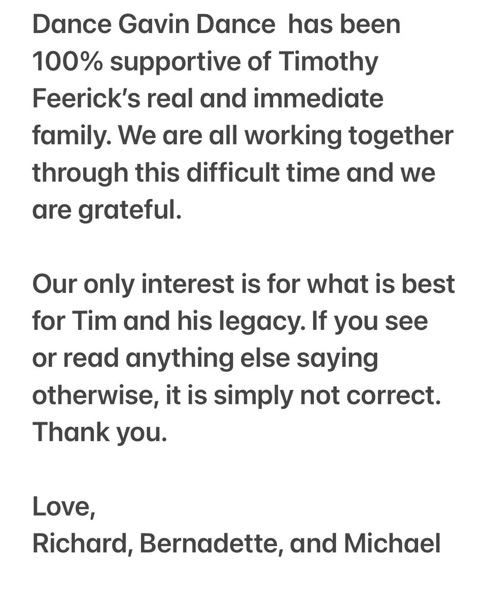 #justicefortim #timfeerick #riptim #FeerickForever #dancegavindance #DGD <a href="/DGDtheband/">Dance Gavin Dance🍓</a> @DGDthenews <a href="/sacbee_news/">The Sacramento Bee</a> <a href="/sfchronicle/">San Francisco Chronicle</a>