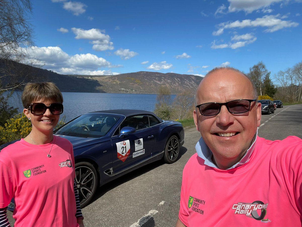 A brilliant second day! Now in Thurso 🤩 <a href="/WeAreTeamCSF/">Team CSF</a>
#canaryballrally #fundraising #nc500 #Thurso #charity #lochness #Johnogroats #bluesky