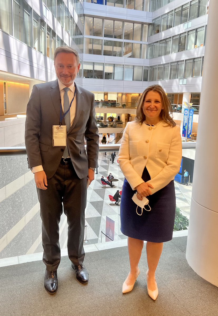 Chrystia Freeland tweet media