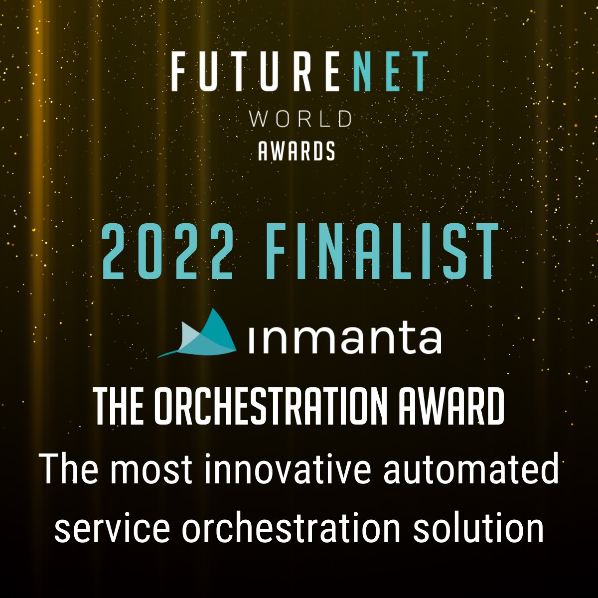 Delighted to be nominated as a finalist for the #FutureNetWorld #Orchestration #Award - The most innovative automated service orchestration solution!
Check out all shortlist winners on the awards web page: futurenetworld.net/events/futuren… @FuturenetW