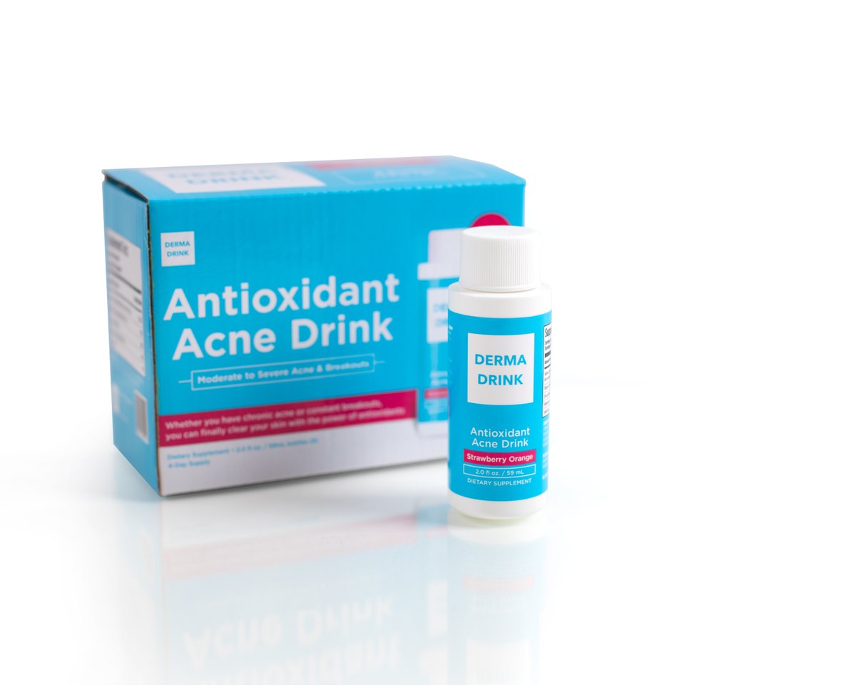dermadrink's tweet photo. Why treat your acne with antibiotics that have potential side effects when  you can use all natural Derma Drink.  The one of a kind anti-oxidant drink for acne.  #Acnesupplement #Acne #Acnegummies #Allnatural💎 #Anti-oxidant #Clearskin #Bybyacne #Nomoreacne 🙋 #Acnedrink 🔥 https://t.co/QUCn87Pr3c