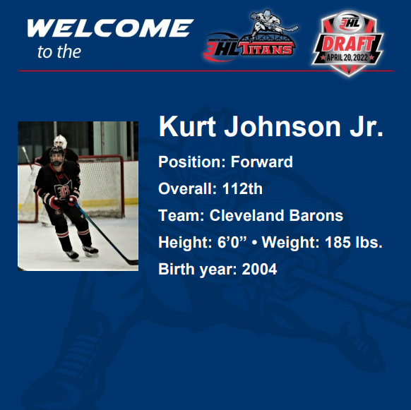 With the 112th pick in the 2022 NA3HL Draft, the New Jersey Titans select...