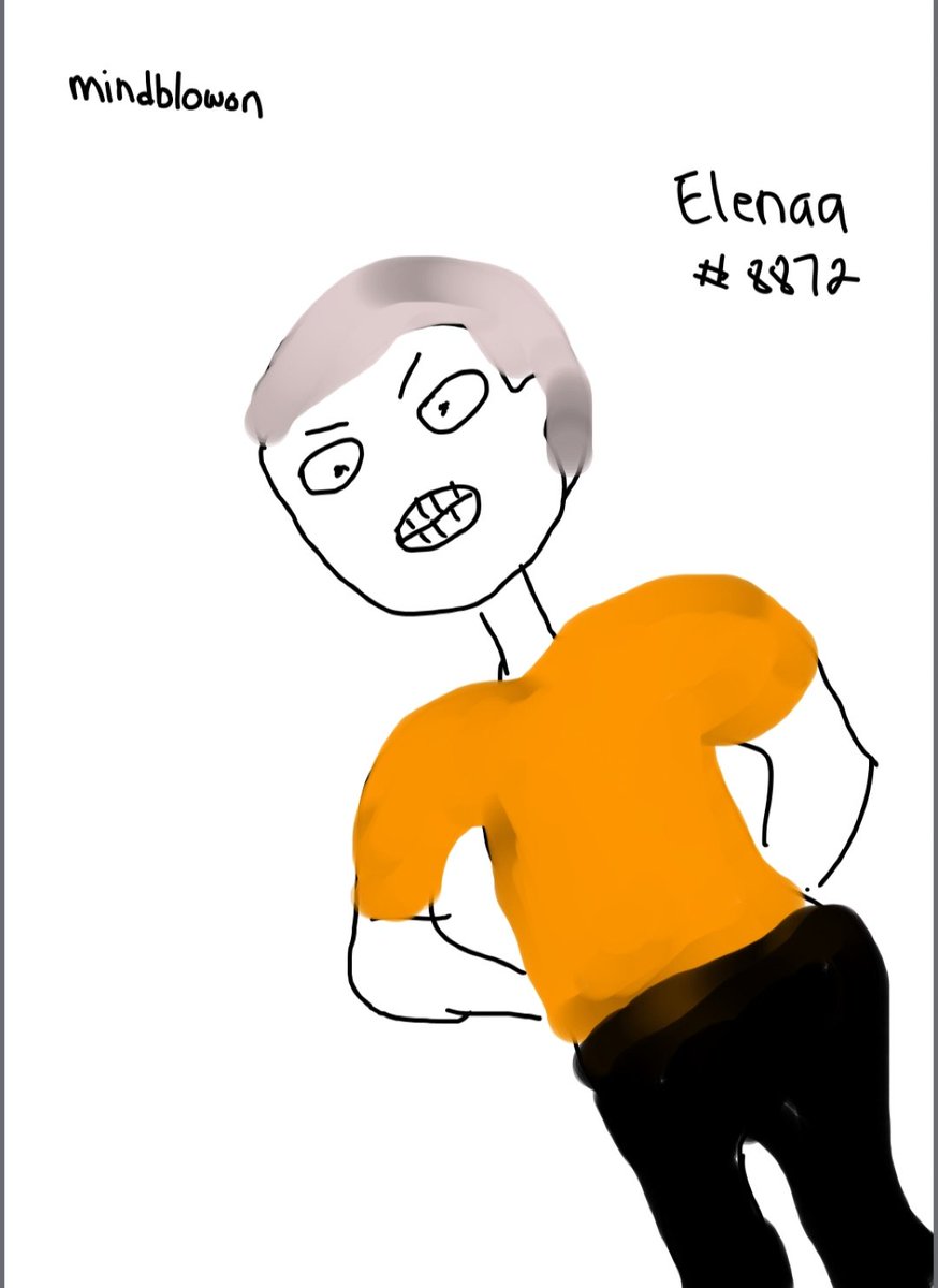 Elenaa742's tweet photo. @riooir25 @MindblowonNFT @hokienchopsquad @BinsNft It's really ugly haha 
Elenaa #8872 need blessing 😁 https://t.co/bEhZUZGq3u