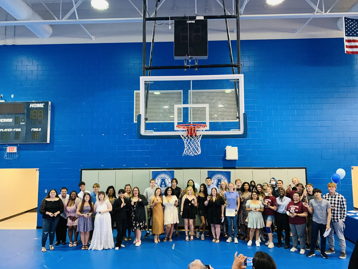 AncloteSharks's tweet photo. Congratulations to the AHS Cambridge Seniors!
#WayToGoSharks
#CambridgePinningCeremony https://t.co/zyaIoj1zjy