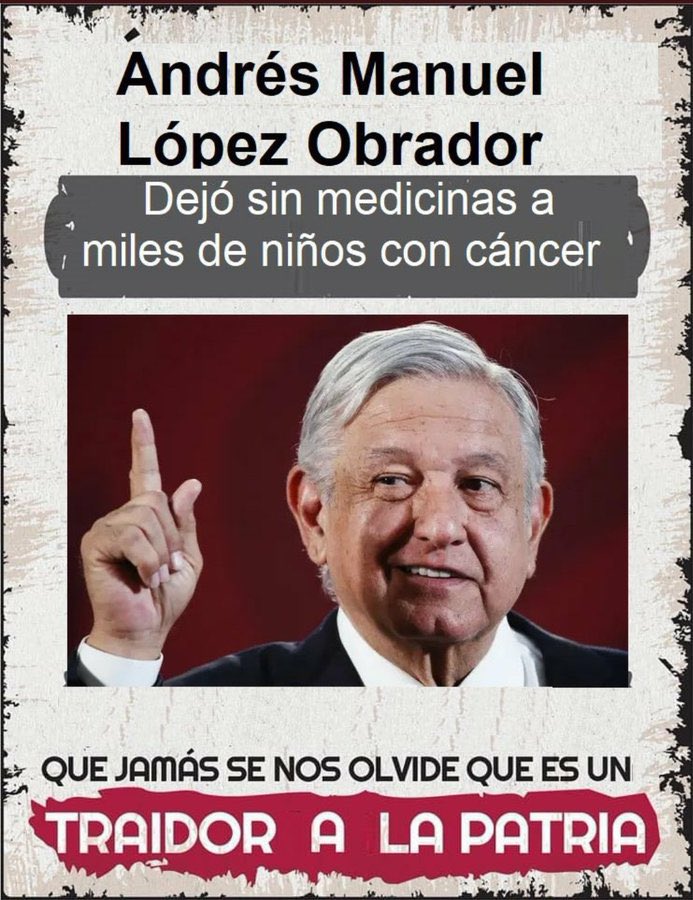 whitelion79's tweet photo. @lopezobrador_  traidor https://t.co/XS0htucsw8