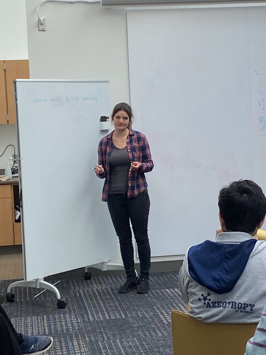 QbioYale's tweet photo. Are you sensitive? So are bacteria and snakes. Thank you Isabella for presenting your research about sensitivity in biological systems! It was very interesting, even physics dummies (like me) understood your talk. 🦠🐍 https://t.co/SewbaCUD1o