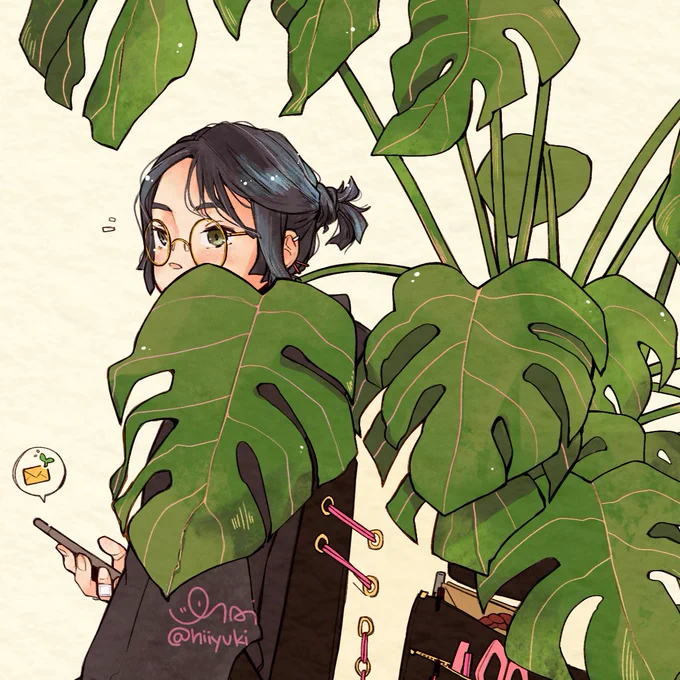 plant delivery 🪴 📦 
saw @mochiipanko`s photo how she was transporting a beautiful monstera and couldn`t resist ✨ 