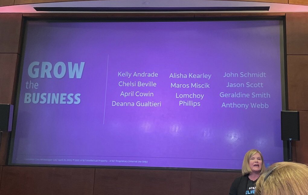 AlishaKearley's tweet photo. What an exciting day at #ATT! My team nominated me for #GrowtheBusiness award for 1st quarter! I’m #attproud to be 1 among many amazing leaders! #eblock #lifeatatt #winas1fam #cando @Eblockculture @jmasplund @MTC_MSS @AsplundTeam https://t.co/q23xAQMv6A