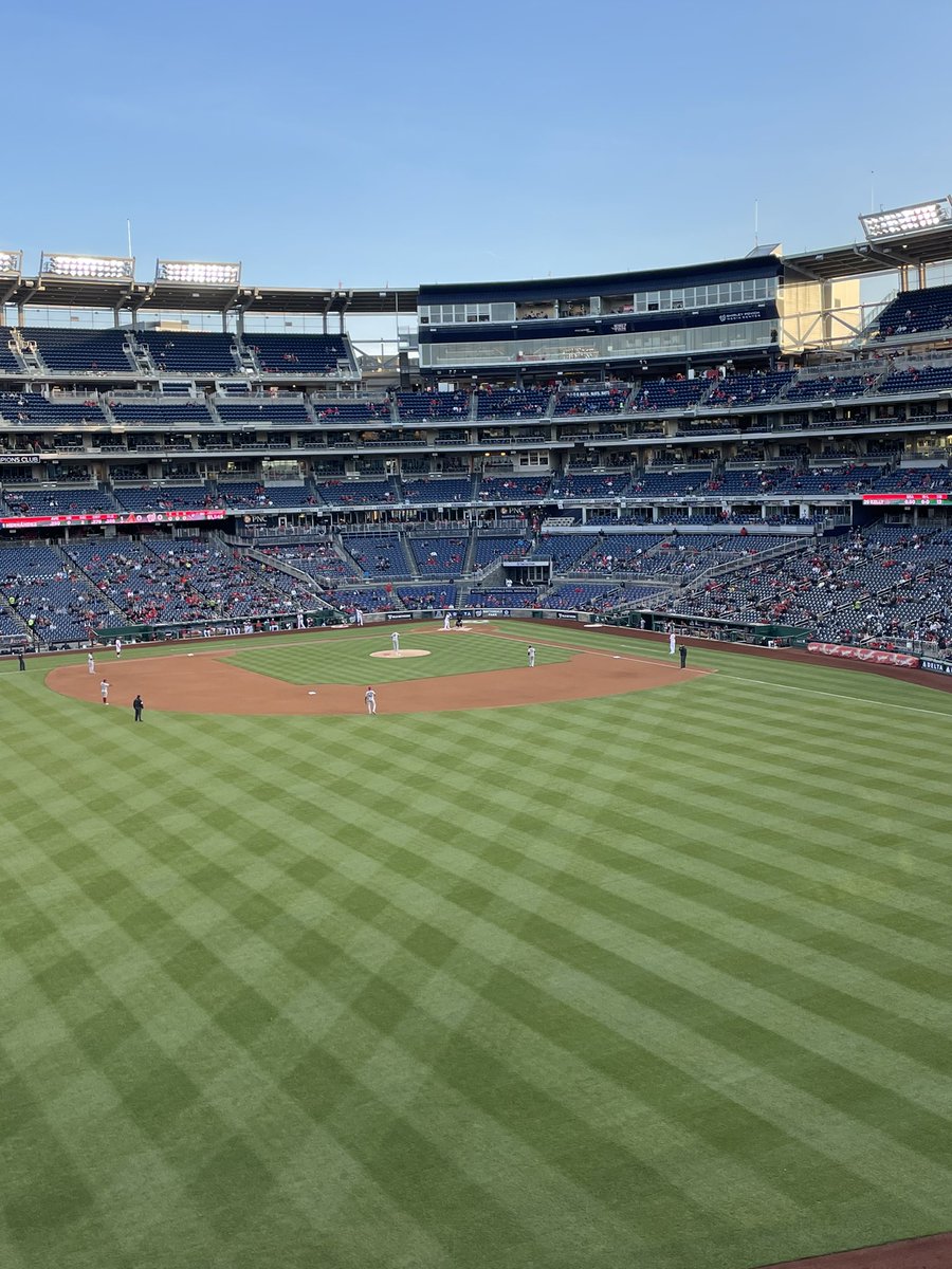 jaymie's tweet image. Serious crowd for the #NatsGame