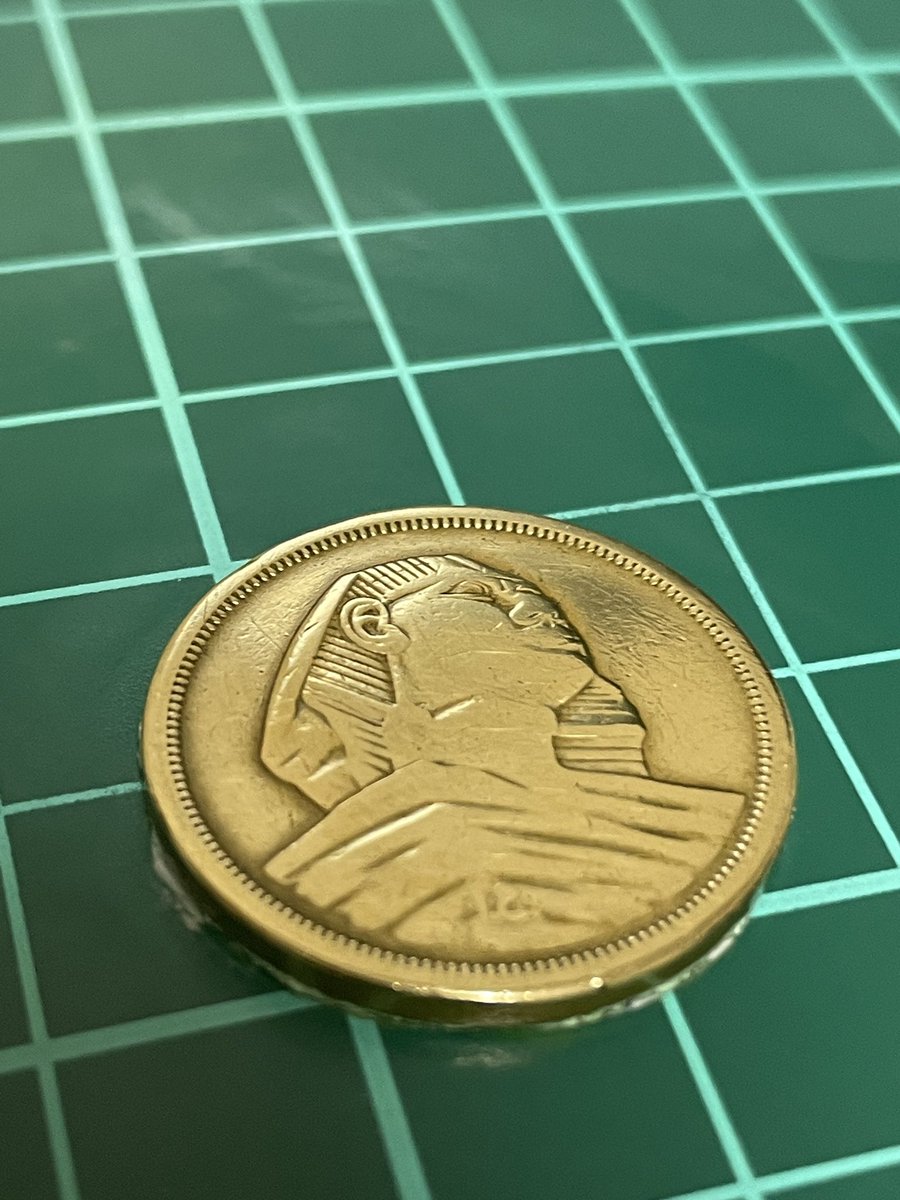 japantripwalker's tweet photo. Egyptian sphinx coins https://t.co/kaPgQ8R5CV