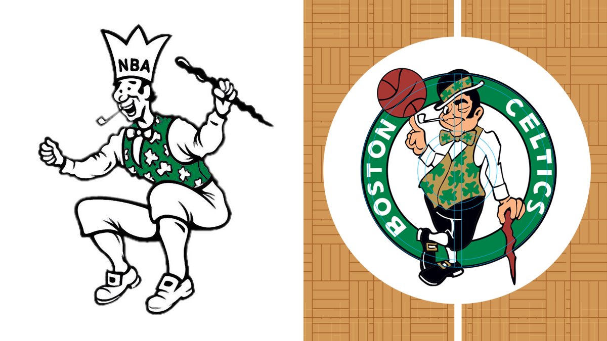 Lids on Twitter "The Boston Celtics’ logo at left was designed by Zang