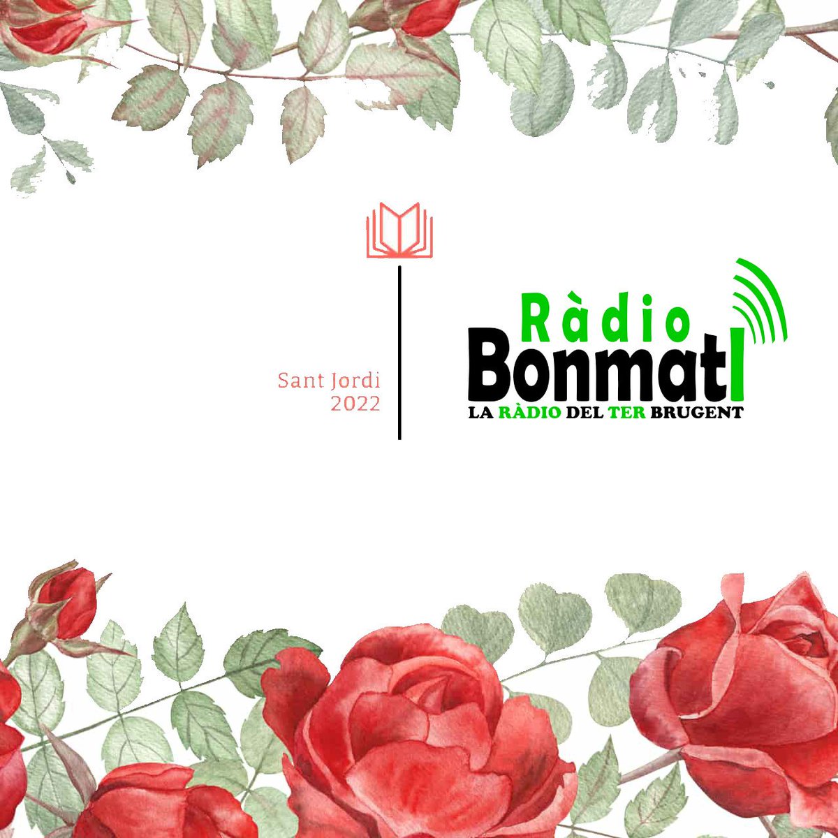 radiobonmati's tweet photo. Aquest dissabte 23 d’abril, dia de Sant Jordi, Ràdio Bonmatí farà una programació especial durant tot el dia en què s’emetran únicament temes musicals en català.

Entre aquesta programació, s’inclouran temes de grups i intèrprets de l’àrea del Ter-Brugent de tots els temps 💖🌹📖 https://t.co/zwsV8YrKHH