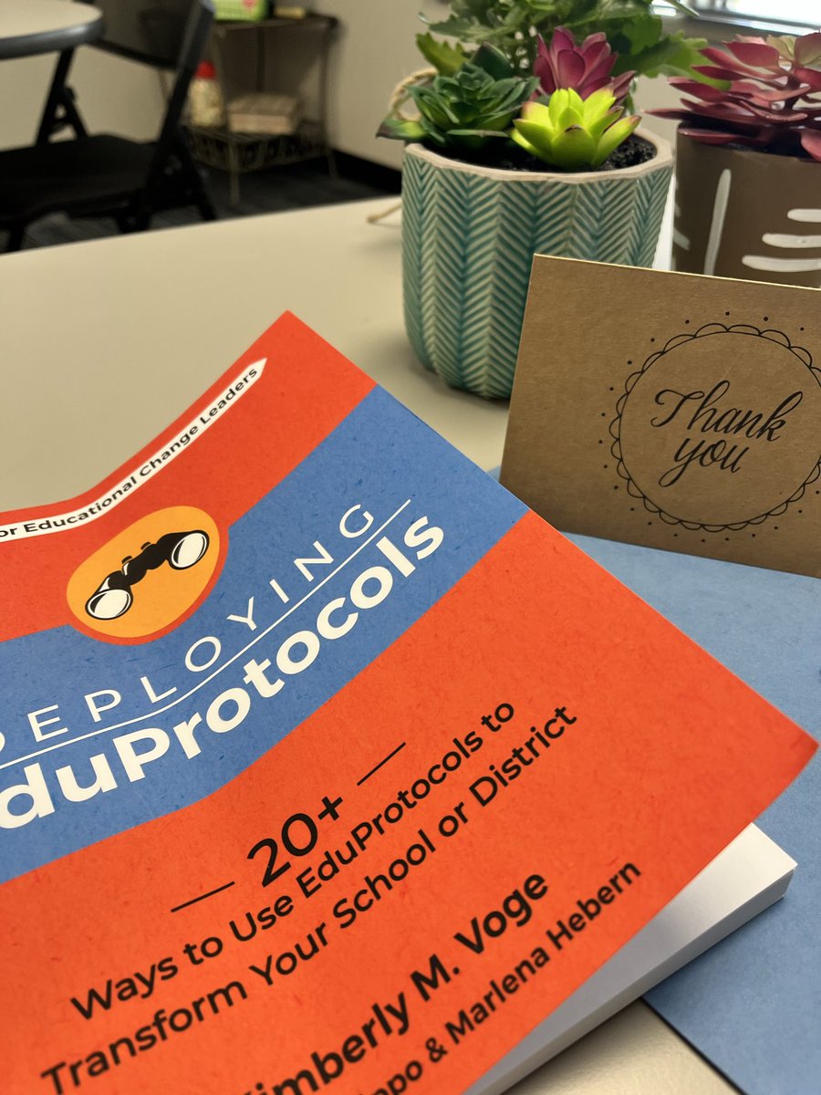 hilz2teach's tweet image. So grateful for this awesome Educational Treat! Thank you @KVoge71 for another fabulous @eduprotocols edition to the collection! Plus, even was able to give Kim props on the work she has done with the protocols. Can’t wait to dive in! #deployingeduprotocols