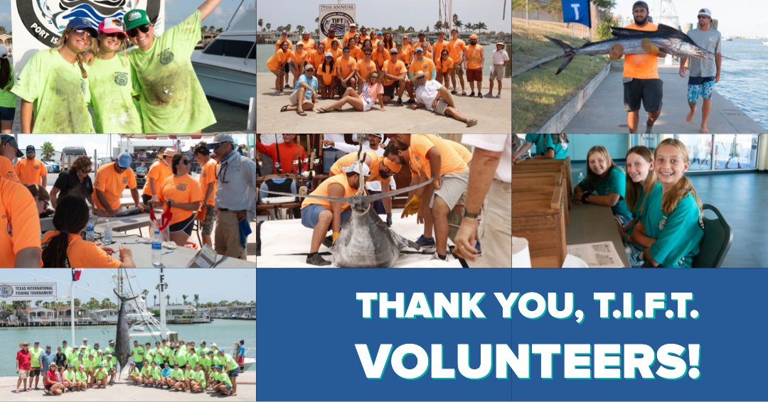 FishTIFT's tweet image. T.I.F.T. would not be possible without the support of awesome volunteers! #HappyVolunteerAppreciationWeek! 
tift.org

#TIFT #TIFT2022 #FishTIFT #SouthTexas #TexasGulfCoast #GulfofMexico #LagunaMadre #SouthPadreIsland #PortIsabel #Texas #OffshoreFishing #Fishing