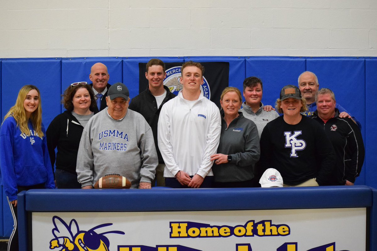 Excited to announce that I’ll be continuing my academic and athletic journey at the United States Merchant Marine Academy⚓️🇺🇸 #SETFORSUCE22 <a href="/USMMAFootball/">USMMA Football</a> <a href="/CoachKikel/">James Kikel</a> <a href="/CoachPassante/">Harry Passante</a> <a href="/CoachCroall/">Jameson Croall</a>