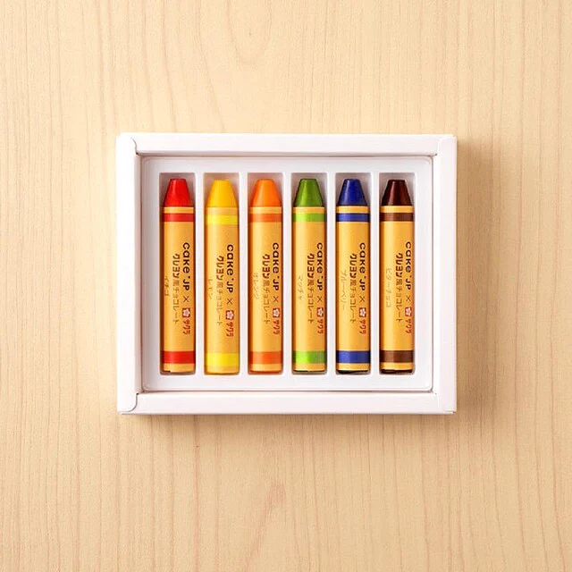 絵も描ける！本物そっくり「サクラクレパス」のチョコレート。