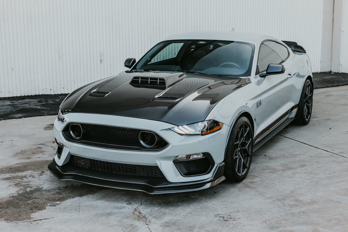 AndersonCmp's tweet image. Be sure to look for our new Mach 1 carbon fiber components! #FordMach1 #Mach1 #Mustang
