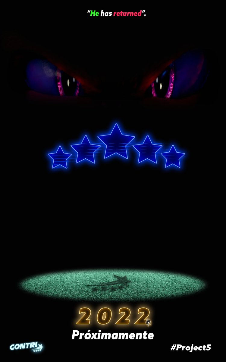 contriteorb4's tweet image. Primer Poster de #Project5
Una nueva historia esta por contarse en este 2022,  Próximamente mas información!. 
"He has returned"