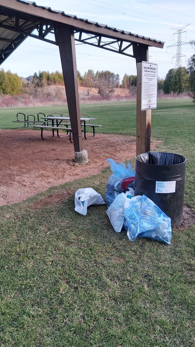 Park cleanup during Earth Week