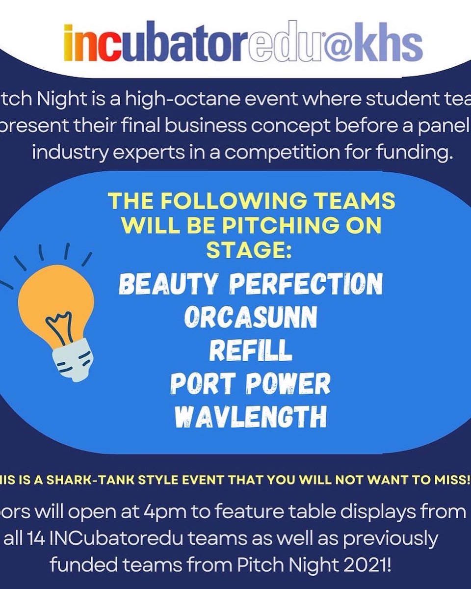 Check out 👀that all star panel for this year’s EBA Pitch Night!! Get your (free) tickets today! This event will sell out! #ebaproud